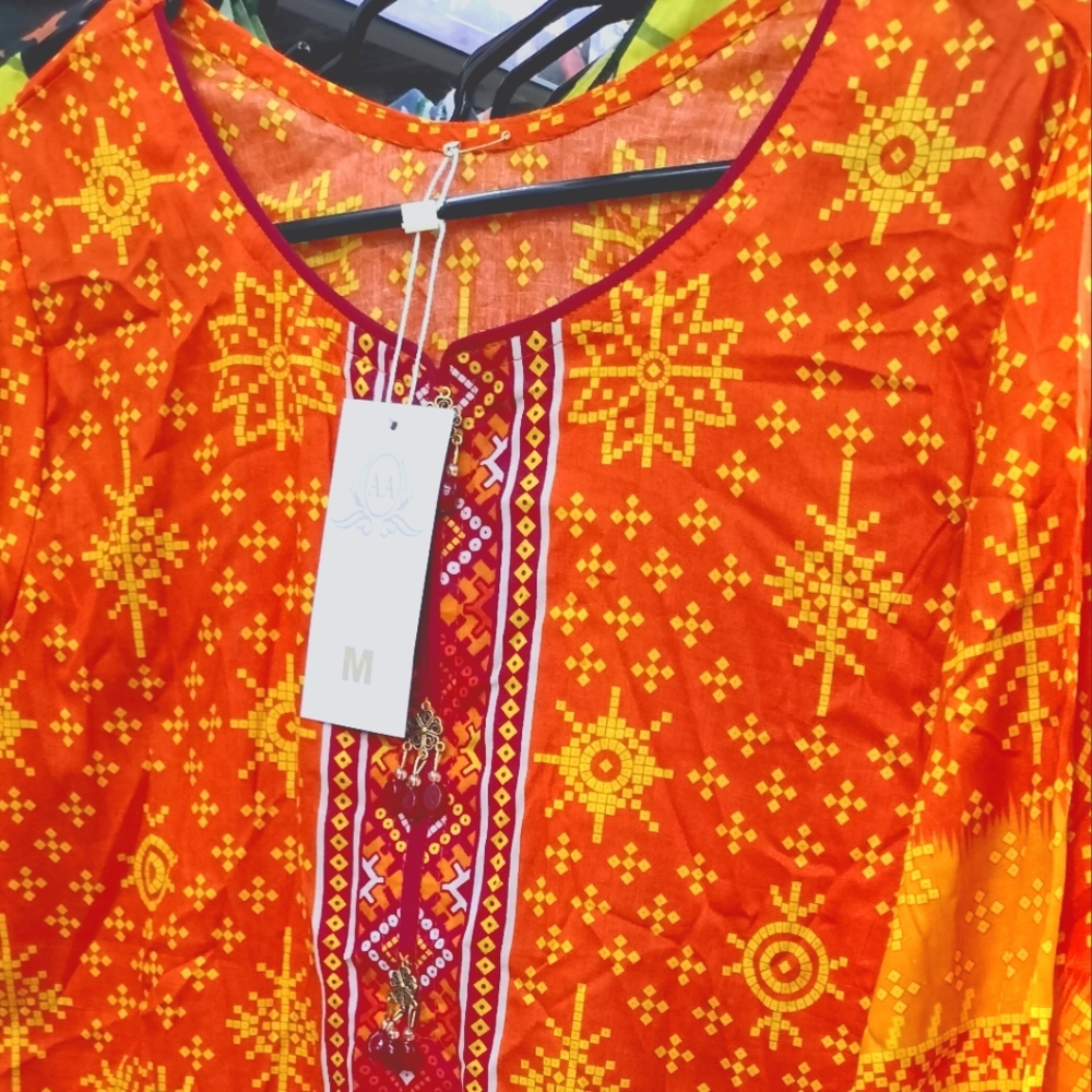 Pure cotton long tops